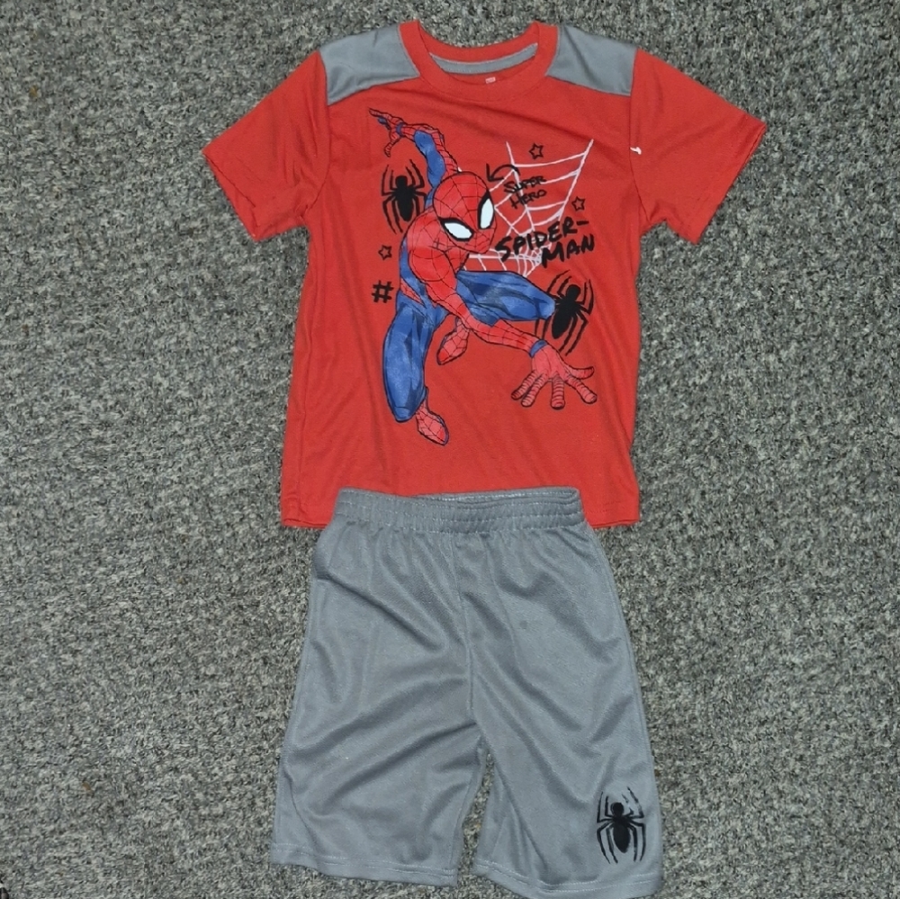 Marvel Red and Gray Apparel Set